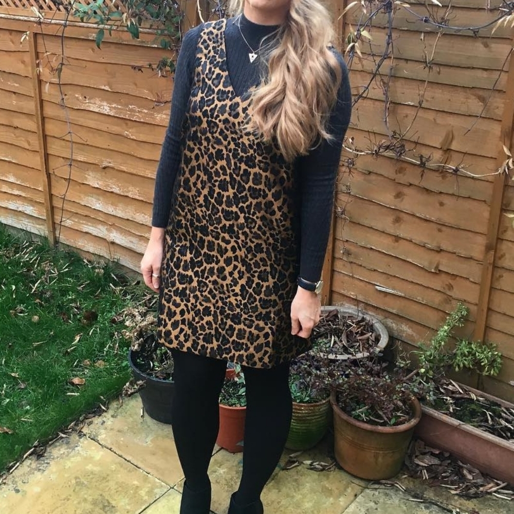 Leopard print ASOS dress